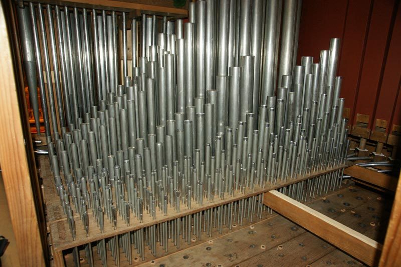 Grand orgue Callinet, tuyaux.