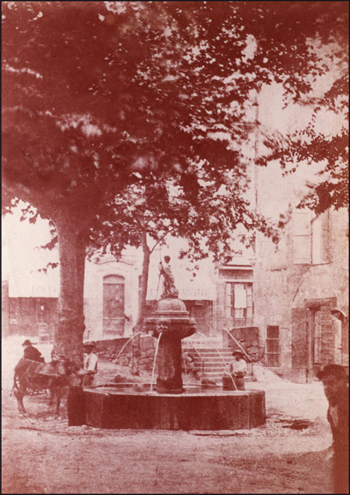 La fontaine. Solliès-Pont