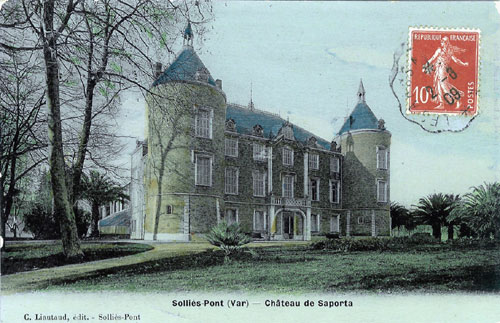 Chateau de Solliès-Pont, vue ancienne