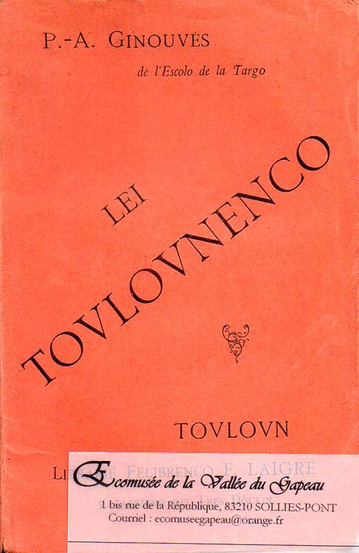 Lei Toulovnenco, Ginouvès P.-A.