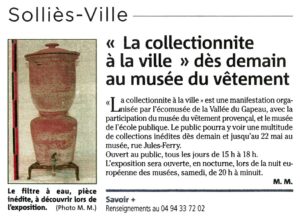2011-05-11, Coupure La collectionnite à Ville.